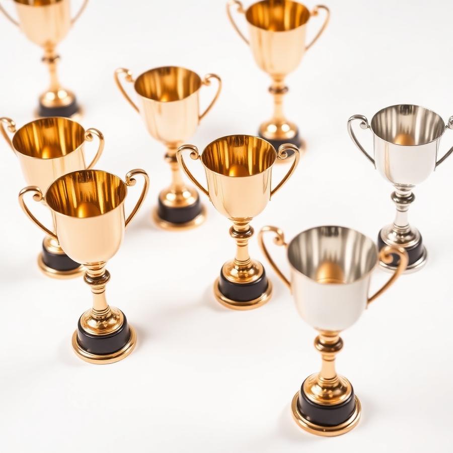 Gold & Silver Trophies